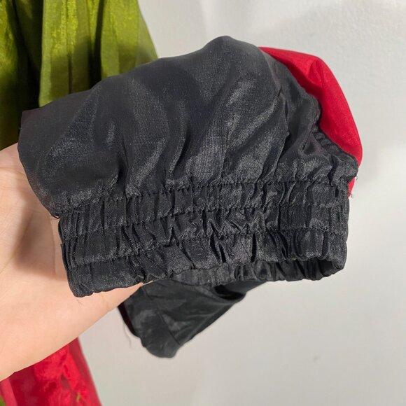 90's Nike Embroidered Logo Black Red & Green Zip Up Jacket - Picture 6 of 7